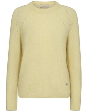 Mos Mosh Round-Neck Knitwear - Amarillo