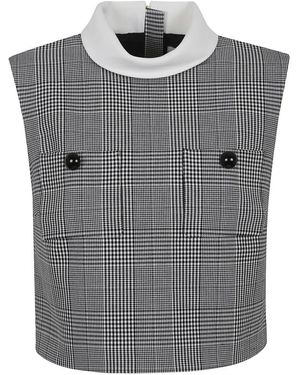 Self-Portrait Sleeveless Tops - Gris