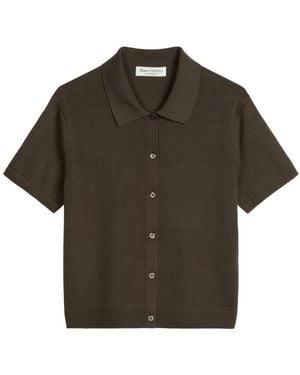 Marc O' Polo Strick-Cardigan Aus Baumwolle - Grün
