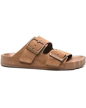Balenciaga Sliders - Brown