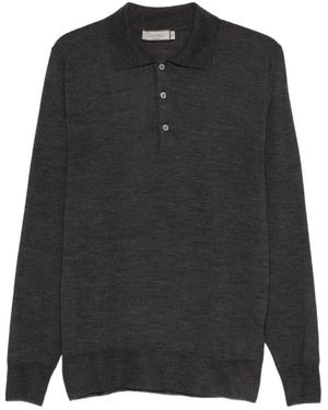 Canali Round-Neck Strickwaren - Schwarz