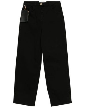 Elisabetta Franchi Cropped Jeans - Black