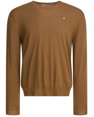McQueen Round-Neck Knitwear - Brown