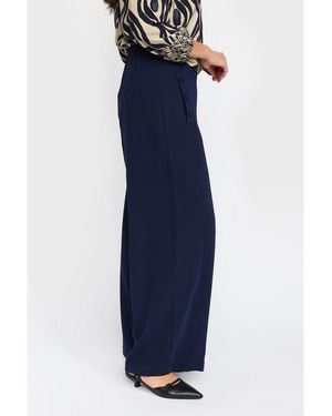 2-Biz Wide Trousers - Blue