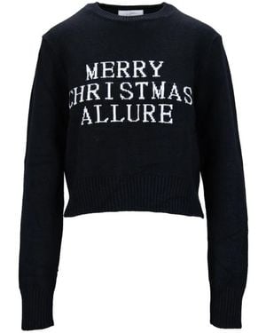 Soallure Round-Neck Knitwear - Black