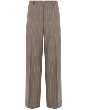 Peserico Cropped Pants - Brown