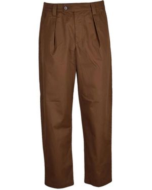 A.P.C. Straight Trousers - Marrón