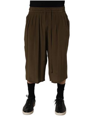 Dolce & Gabbana Long Shorts - Brown