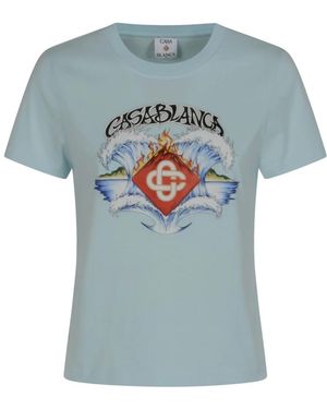 CASABLANCA T-Shirts - Azul