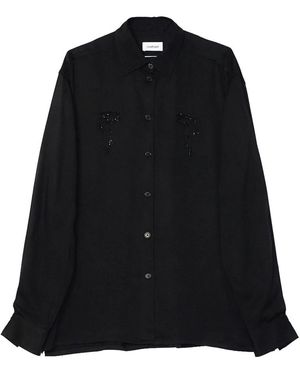 Soulland Carl Langarmshirt - Schwarz
