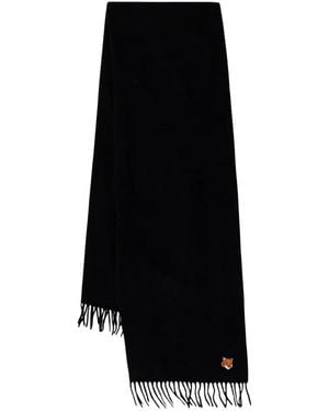 Maison Kitsuné Winter Scarves - Negro