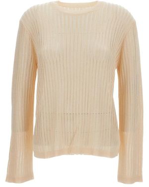Loulou de Saison Round-Neck Knitwear - Natural