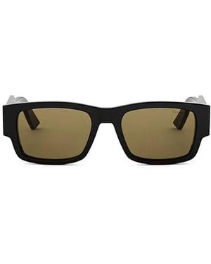 Dior Schwarze Sonnenbrille Stilvolles Zubehör - Grün