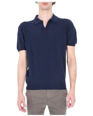 Drumohr Polo Shirts - Blue