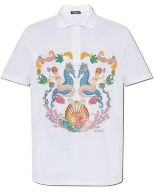 Versace Polo Shirts - Bianco