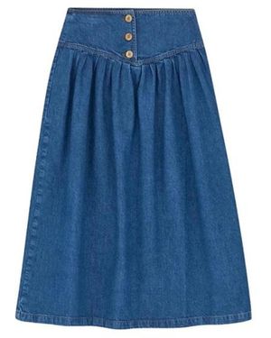 Skall Studio Denim Skirts - Azul