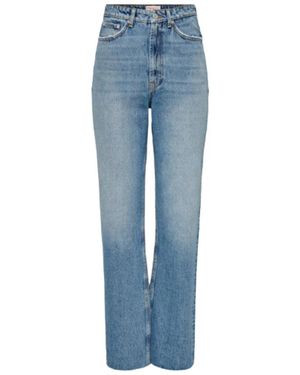 ONLY Straight Jeans - Blauw