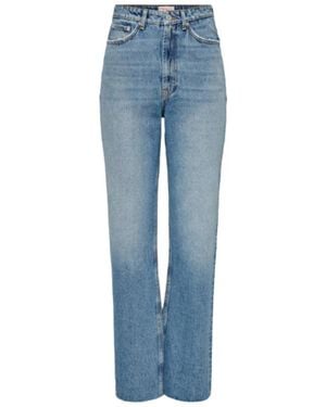 ONLY Straight Jeans - Blauw