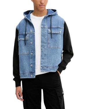 KARL LAGERFELD Denim Jackets - Blue