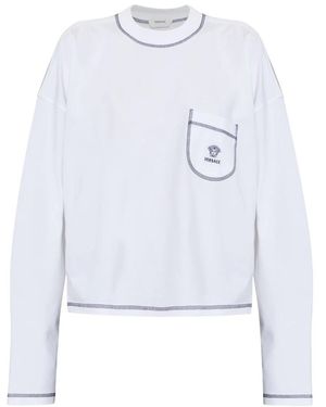 Versace Long Sleeve Tops - Bleu