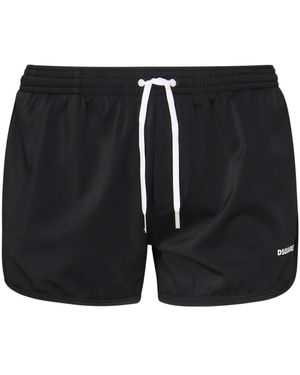 DSquared² Schwarze Meereskleidung Mit Seitenschlitzen