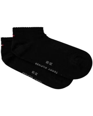 Tommy Hilfiger Nahtlose Lowcut Socken Klassischer Stil - Schwarz