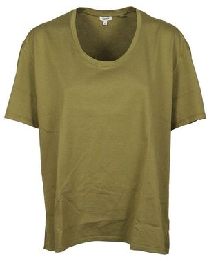 Aspesi Weiches Militärgrünes T-Shirt