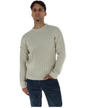 Superdry Round-Neck Knitwear - Gris