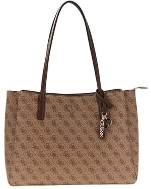 Guess Tassen ,Bruin ,Leer Noelle Tote