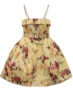Ganni Short Dresses - Metallic