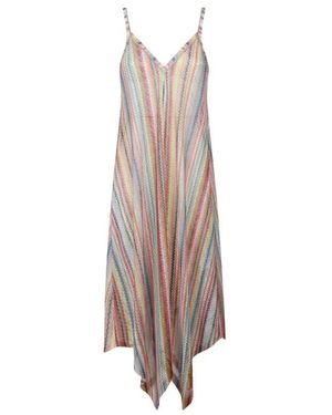 Missoni Jurk Met Zigzagpatroon - Bruin