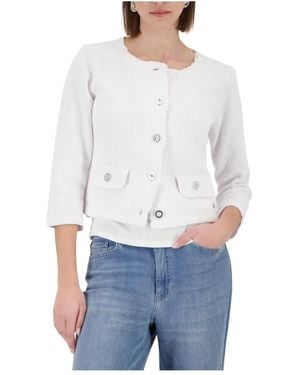 Monari Strickjacke - Weiß