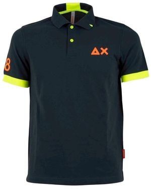 Sun 68 Polo Shirts - Bleu