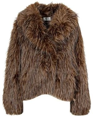 Betta Corradi Faux Fur & Shearling Jackets - Marrón