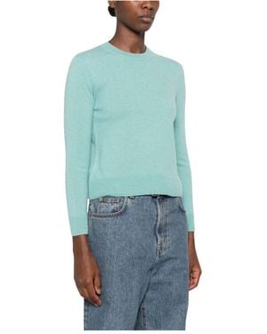 Pennyblack Truien & Vesten ,Blauw ,Kasjmier Trui Met Ronde Hals
