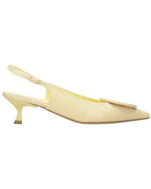 Bianca Di Slingback Pomp - Naturel