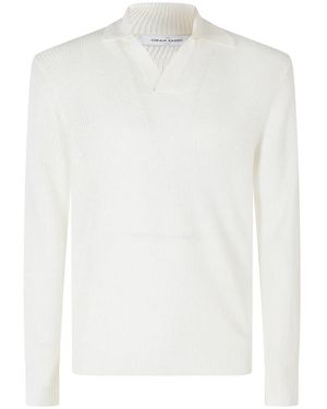 Gran Sasso V-Neck Knitwear - White