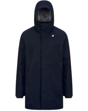 K-Way Jassen ,Blauw ,Polyester Tommy Bonded Jersey