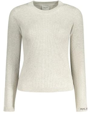 Pepe Jeans Round-Neck Knitwear - Grey