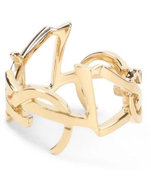 Saint Laurent Cassandre Ring - Metallic