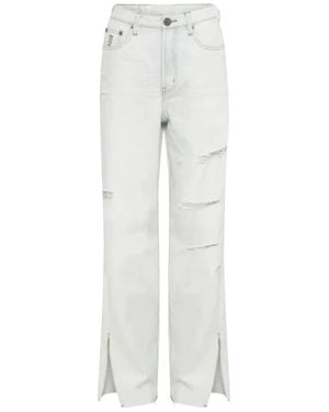 One Teaspoon Straight Fit Jeans - Grey