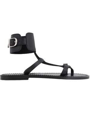 K. Jacques Flat Sandals - Nero
