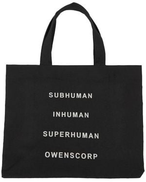Rick Owens Tote Bags - Black