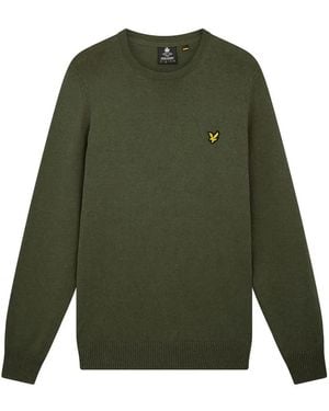 Lyle & Scott Round-Neck Knitwear - Green