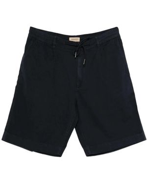 Woolrich Shorts Mit Kordelzug Und Falten - Schwarz