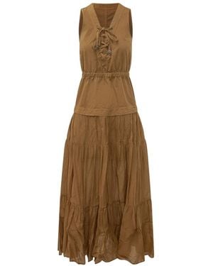 Pinko Casarsa Abito Voile - Naturel
