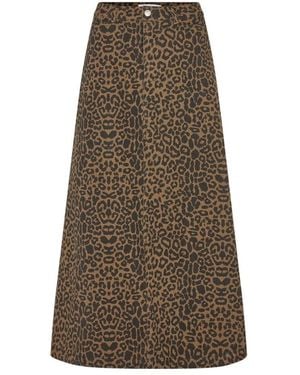 Lolly's Laundry Denim Skirts - Brown