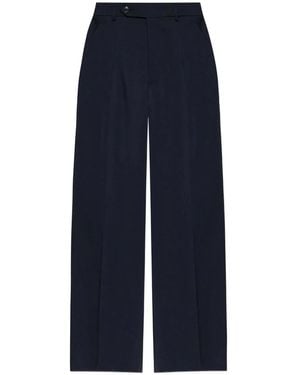 Vivienne Westwood Marineblaue Plissierte Tailored Hose