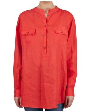 Kiton Casual Shirts - Red