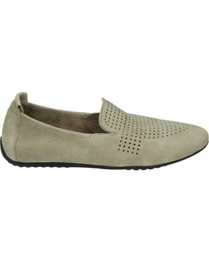 Arche Schoenen ,Groen ,Leer Taupe Instappers Fanhoo Latex Zool
